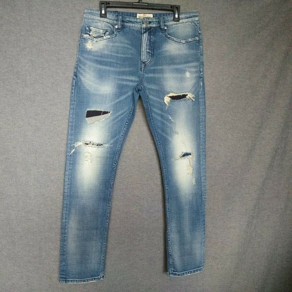 Rivet De Cru Jeans Rivet De Cru James Straight Leg Mens Jeans